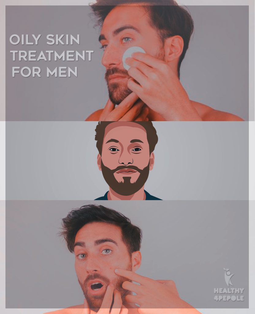 Oily skin treatment for men